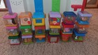 Vintage Fisher Price Incrediblock Cube Activity Center With 18 Blocks Excellent 