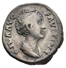 Roman Silver Denarius - Rome 140 Ad - Diva Faustina - Pietas