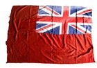 Vintage British Red Ensign  red Duster  Merchant Or Passenger Ship Flag C 1960 s