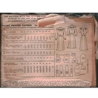 Vintage 1944 Mccall 5513 Sewing Pattern 1940s Dress Sz 14 Bust 32 Notched Collar