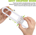 6-pack Safety Cabinet Locks For Babies  Child Safety Cabinet Locks  Baby Proof C