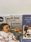 Chicco Take-a-seat 3-in-1 Travel Seat 1-chair Booster In Grey Star - New In Box