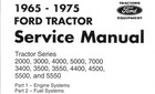 Ford 3000 Series Tractor Service  Parts Catalog  Owners Manual -5- Manuals 65-75