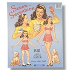 Seven And Seventeen Paper Dolls 1997 Shackman Big   Little Sister Uncut Vintage