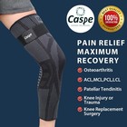 Knee Support Compression Full Leg Sleeve Brace Sport Joint Pain Relief Arthritis