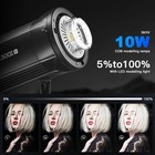 Godox Sk300ii V Strobe Flash Monolight 80 80cm Softbox bracket 2m Stand Kit