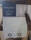 New Nautica Home Two Lined Window Panels W  Grommets 38 x 84   76  X 84   Gray
