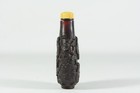 Fine Old Chinese Carved Amber Like Snuff Bottle Immortal
