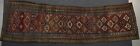 Antique Caucasian Guls  tribal Hand Knotted Oriental Wool Runner Rug 
