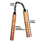 Wooden Nun Chak Nunchak Nunchaku Wooden Karate Stick  brown  