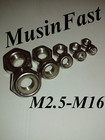 Stainless Steel Hex Lock Nut - M3  M4  M5  M6  M8  M10  M12  M14  M16