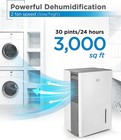  295 Black decker 30 Pt Pint Quiet Dehumidifier Like Frigidaire Free Shipping