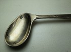 Antique 900 Silver  offset  Babys Childs Spoon  Early American Coin Silver  90  