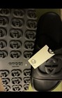 Gucci Men   s Black Solid Logo Slide Sandal  Slip-on Casual Slides  Eu 40