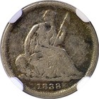 1838-o H10c Seated Liberty Half Dime Ngc F-12
