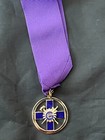 York Rite Purple Ribbon Past Priory Cross Gavel Masonic Fraternity New 