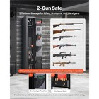 Uimoso Secure 4-gun Cabinet For Rifles And Pistols  Key Lock  Assembly Needed
