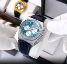Luxury Chronograph Mens Leather Watch Date Quartz Wristwatch Waterproof Luminous