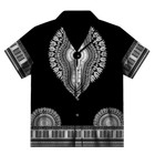 Men s Shirts African Print Folk-custom Streetwear Tops Turn-down Collar Shirt