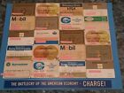  20  Vintage Credit Cards - Amex  Master Charge  Visa  Mobil  Shell  1970 s-80 s