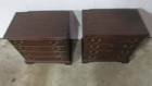 Henkel Harris Four Drawer Nightstands Bachelors Chests Mahogany