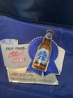  vtg  1950s Pabst Beer 7oz Bottle Club Size Back Bar Foil Over Cardboard Sign
