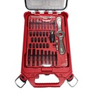 Milwaukee 49-22-5604 38pc Sae Tap   Die Packout Set W  Hex-lok 2-in-1 Handle