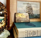 Vintage Us Naval Academy Yacht Squadron Trophy Plaque - 1946 Officers  Trophy