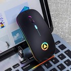 2 4ghz Wireless Optical Mouse Usb Rechargeable Rgb Cordless Mice For Pc Laptop
