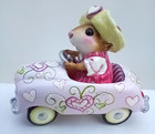 Wee Forest Folk Valentine Pink Pedal Pusher M270s3 Ltd 500 Retired W box Hearts