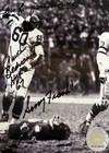 Chuck Bednarik Signed 8x10 Photo With Coa Hitting Gifford With Inscription