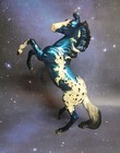Breyer Custom Glossy Blue purple Colorshift Pintaloosa Silver 
