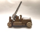 Vintage 1930s Barclay Manoil Lead Wwi Army Toy  8 Flak Gun Car Metal Us Soldier