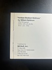 William Feldman Yankee Stadium Matinee Lithograph  600 1990 New York Yankees Art