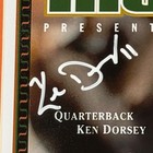 Ken Dorsey Autographed Miami Hurricanes  2001 National Champs  Deluxe Framed Com