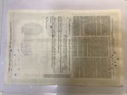 1950 Erie Railroad Stock Certificate Rr Railway 100 Shares Pennsylvania