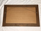 Vintage 1986 Coors Beer Mirror Sign  Gold Mountains Wood Frame 27 5  X 17 5 