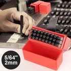 Us 2mm Number Punch Stamp Set 36x Hardened Bearing Steel Metal Stamping Tool Kit