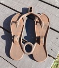 Antique Industrial Cast Iron Sewing Machine Foot Shaped Treadle Pedal Part 1860s