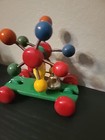 Kouvalias Wooden Pull Toy  Greece  Nice Vintage Condition