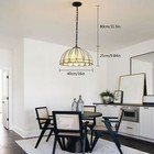 Tiffany Style Vintage Stained Glass Pendant Lamp Ceiling Fixture Hanging Light