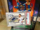 Lionel Messi Psa 8 Futera 2021-22 Unique Wolrd Soccer Relic Sapphire  15 Psa 8