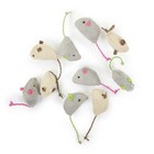 Soft Plush Catnip Filled Mice Cat Toys  10-pack Assortment For Play