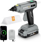 Workprox 20v Rechargeable Cordless Hot Glue Gun 20pcs Glue Sticks For Diy Crafts