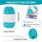 Acrylic Yarn Skeins Set For Crocheting Multicolored 20g Soft Knitting Yarn Skein