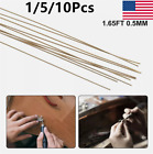 1-10pcs Gold Solder Wire Soldering Jewelry Making Repair Solder Wire Accessories