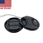 4xpcs Plastic Snap-on 77mm Front Lens Cap Covers For Canon Nikon Slr Dslr Camera
