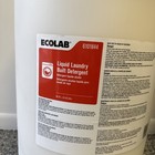 15-gallon Ecolab 6101844 Liquid Laundry Built Detergent - Local Pick Up Only