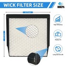 Super Wick Humidifier Filter Replacement For Aircare Essick Air Moistair