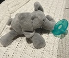 Wubbanub Infant Newborn Soothie Pacifier Soft Plush Toy Pink Elephant